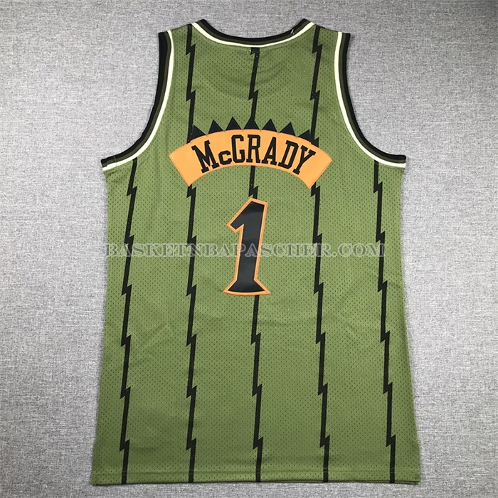 Maillot Toronto Raptors Tracy McGrady NO 1 Mitchell & Ness 1998-99 Vert